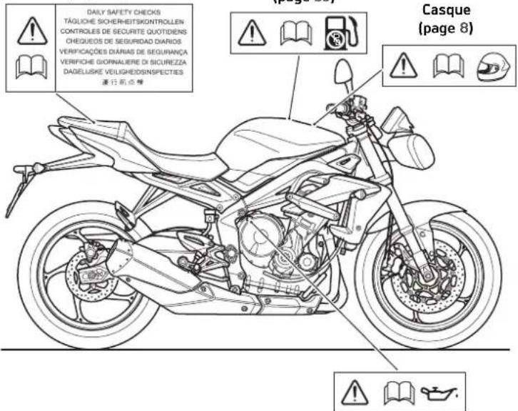 TRIUMPH Daytona 675 R (2016) - Attention - 1