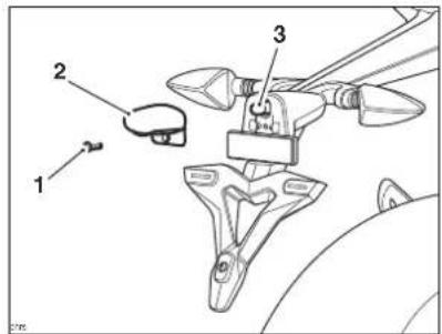TRIUMPH Daytona 675 R (2016) - Remplacement de l'ampoule - 1