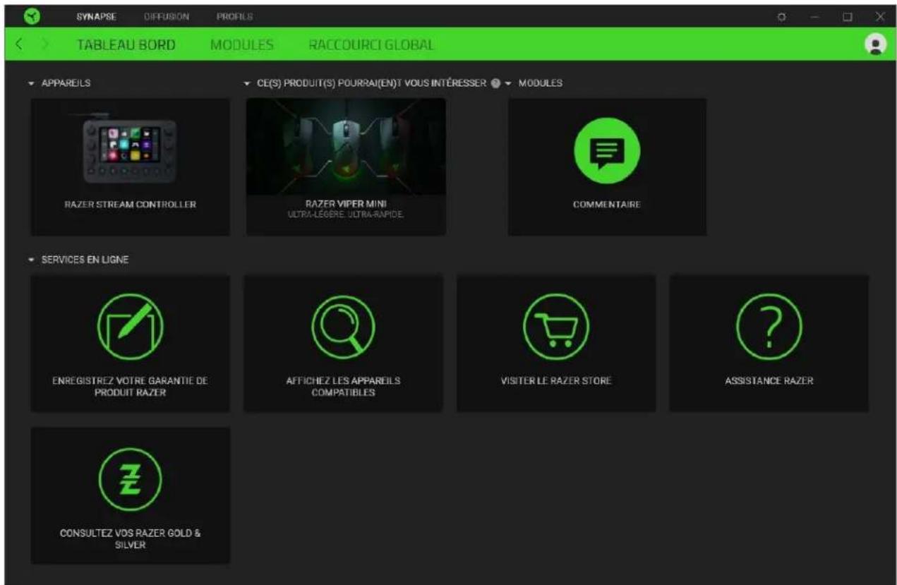 RAZER Stream Controller - Tableau de bord - 1