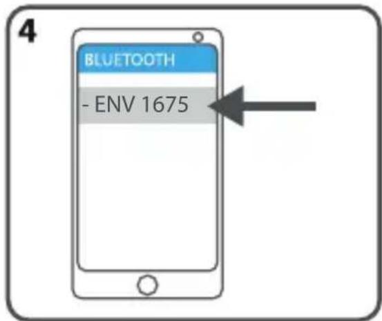 Envivo ENV1675 - KOPPLUNG DES ABNEHMBAREN FERNAUSLOSERS MIT DEM SMARTPHONE - 4