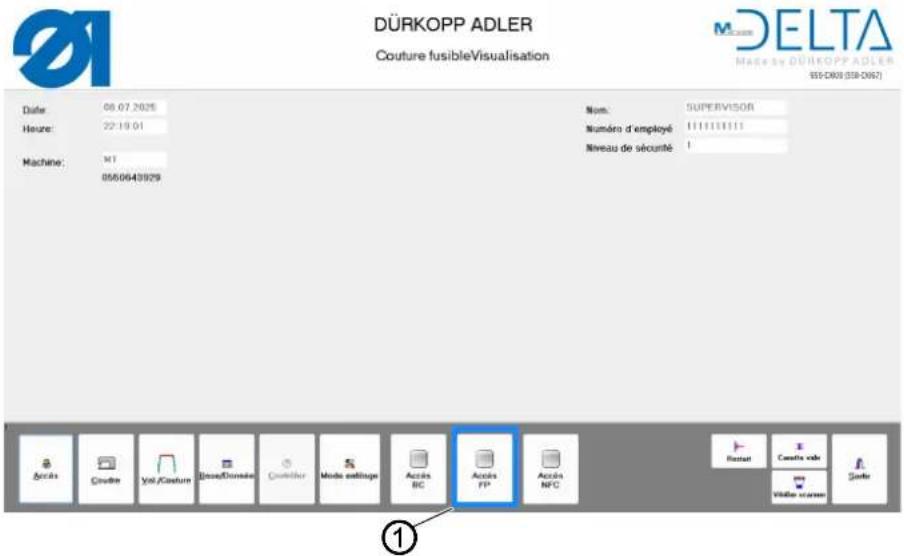 Dürkopp Adler 550D800 - Confirmer avec OK. - 1