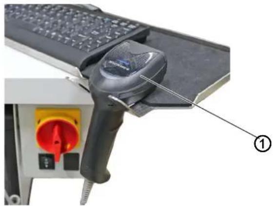 Dürkopp Adler 550D800 - Se connecter avec le scanner portatif - 1