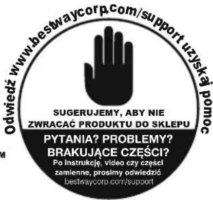 BESTWAY Power Steel 5616Y - BASENY PROSTOKATNE POWER STEEL™ INSTRUKCJA OBSŁUGI - 1