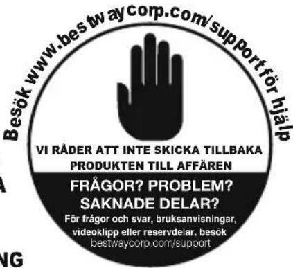 BESTWAY Power Steel 5616Y - POWER STEEL™ REKTANGULÄRA POOLER ÄGARENS BRUKSANVISNING - 1