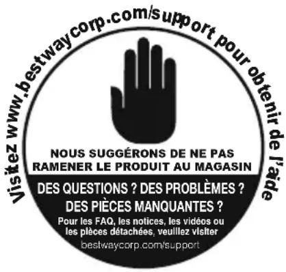 BESTWAY Flowclear 58516 - FILTRE À SABLE MANUEL D'UTILISATION - 1