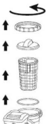 BESTWAY Flowclear 58500 - CLEANING THE STRAINER - 1