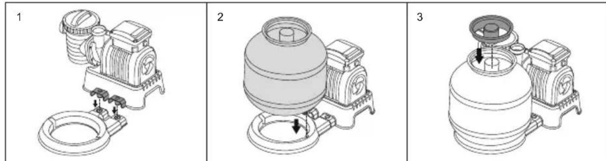 BESTWAY Flowclear 58498 - CARGUE EL FILTRO DE PISCINA DE ARENA/BOLAS FILTRANTES FLOWCLEAR™ POLYSPHERE. - 1