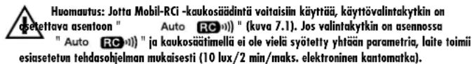 Esylux RC 130i - • KAUKOSÄÄTÖ - 1
