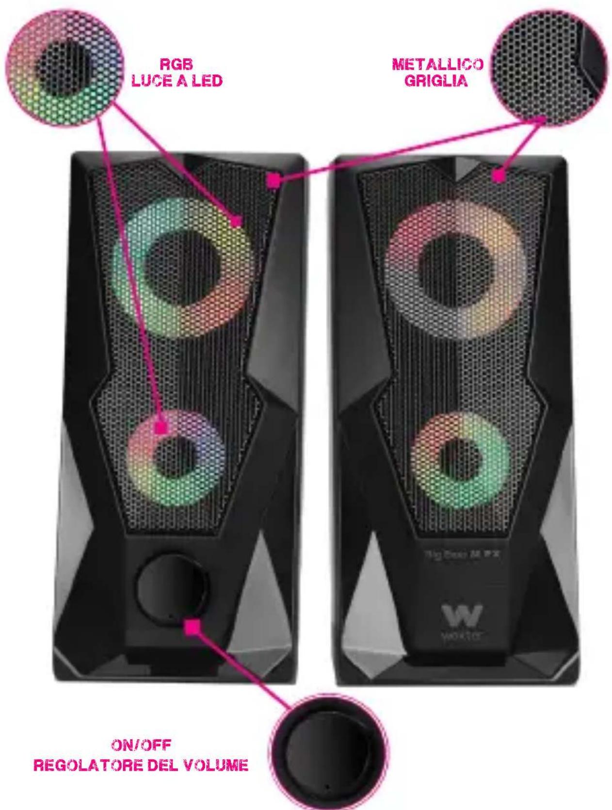 WOXTER Big Bass 80 FX - Funzioni - 1