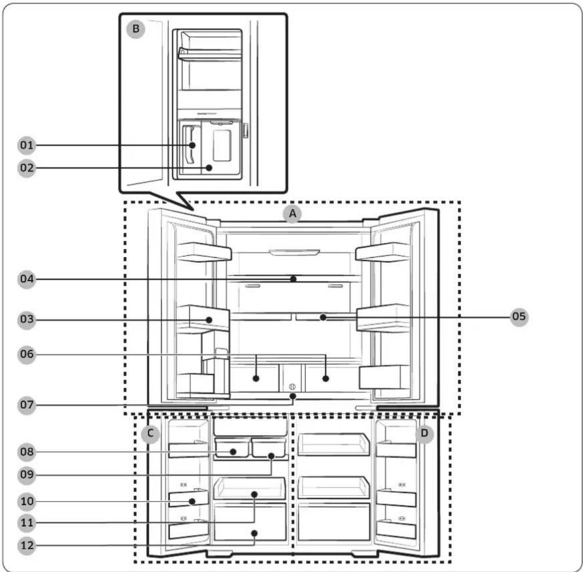 SAMSUNG RF65A977FSG - MERK - 1