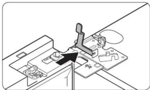 SAMSUNG RF65A977FSG - Sådan monterer du køleskabsdørene igen - 3