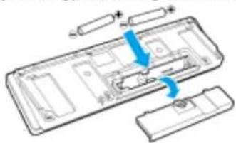 GROHE 39354SH1 - Udskiftning af afladede batterier i fjernbetjeningen - 2