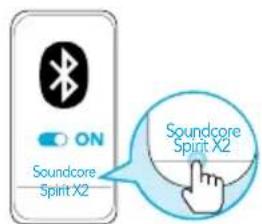 soundcore Spirit X2 - 当机与Bluetooth 脚码 - 3