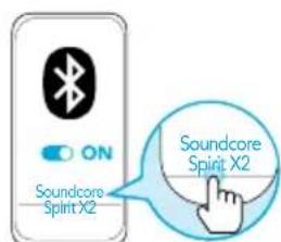 soundcore Spirit X2 - Párování Bluetooth se zařizením - 2