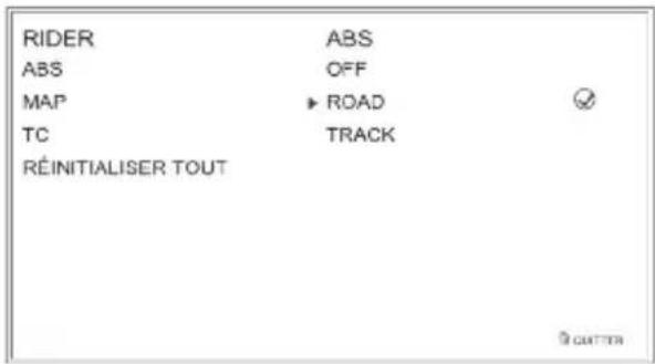TRIUMPH Speed Triple 1050 RS (2021) - Modes de conduite - 3
