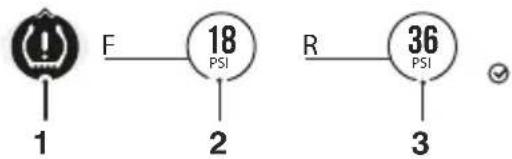 TRIUMPH Speed Triple 1050 RS (2021) - Système de contrôle de pression des pneus (TPMS) (selon l'équipement) - 1