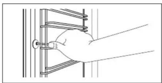 AEG BPK546360M - Comment retirer : Supports de grille - 1