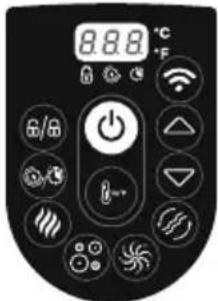 BESTWAY LayZSpa 60093 - KONTROLLPANEL - 1