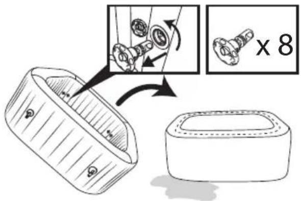 BESTWAY SaluSpa 60034 - DRAINING THE SPA - 6