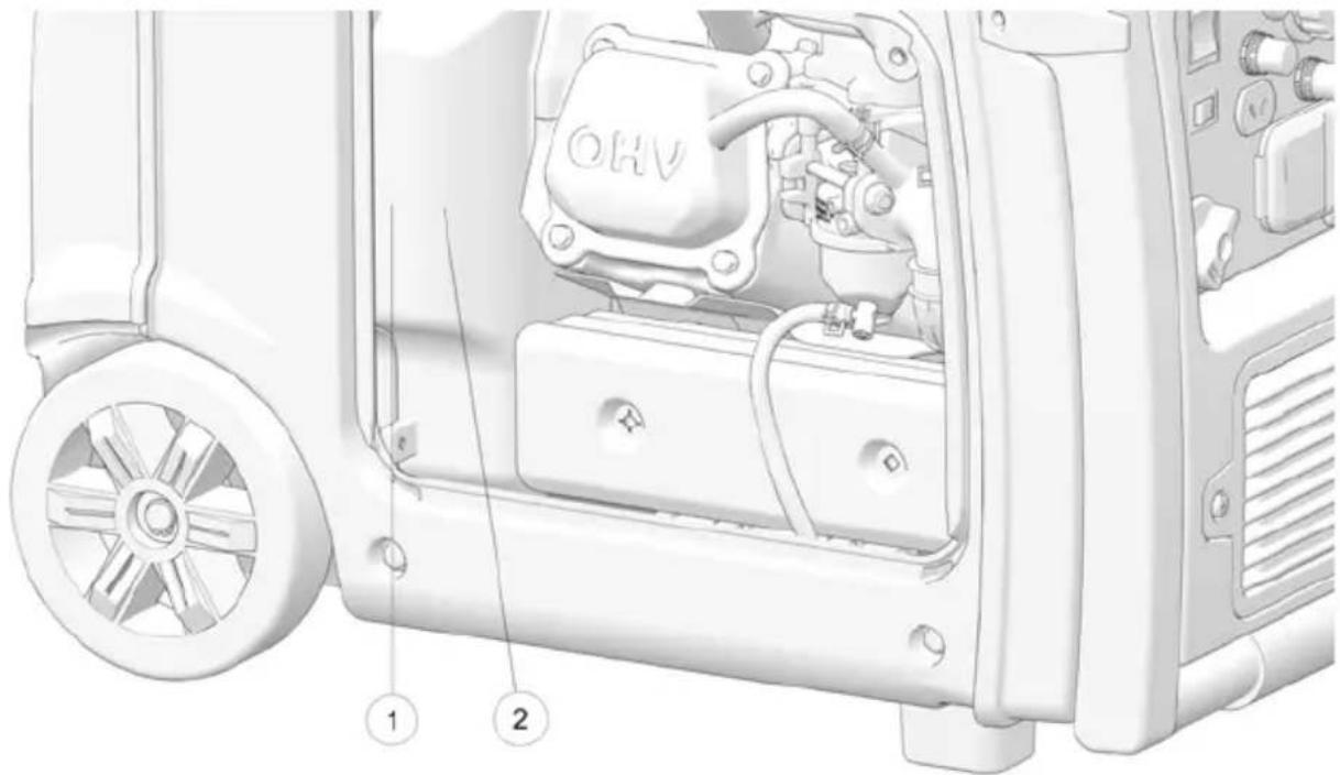 POLARIS P3200iE (2020) - NUMÉROS D'IDENTIFICATION DE LA GÉNÉRATRICE - 1