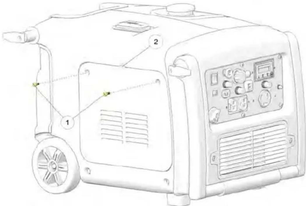 POLARIS P3200iE (2020) - REMOVING THE MAINTENANCE COVER - 1