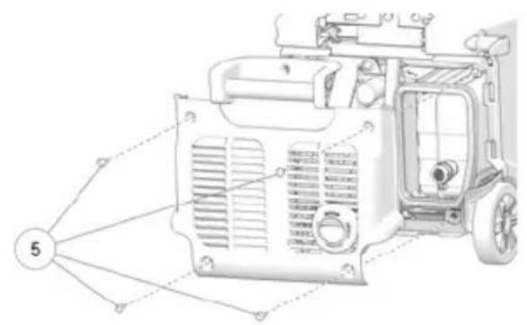 POLARIS P3200iE (2020) - REMOVING THE BACK PANEL - 2