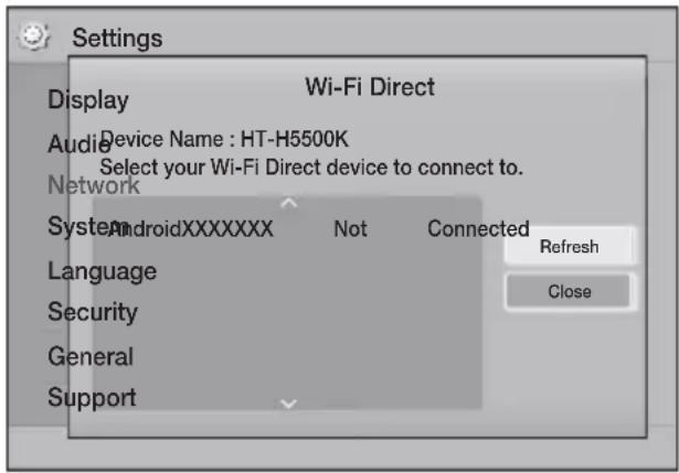 SAMSUNG HTH5550WK - Wi-Fi Direct - 3
