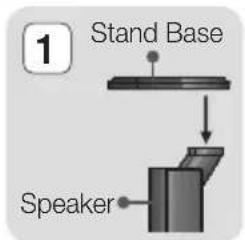 SAMSUNG HTH5550WK - * HT-H5530HK only - Front Speakers - 1