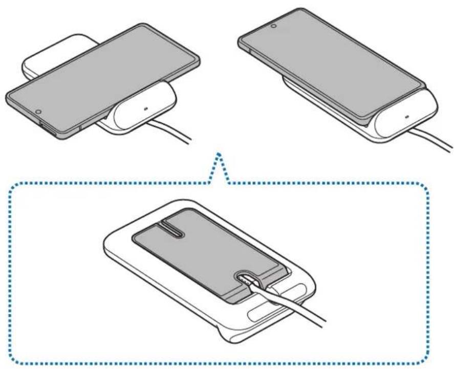 SAMSUNG EPN3300 - Platzieren Sie ein Unterstützunges Mobilgerät auf dem Telefonstander. - 1