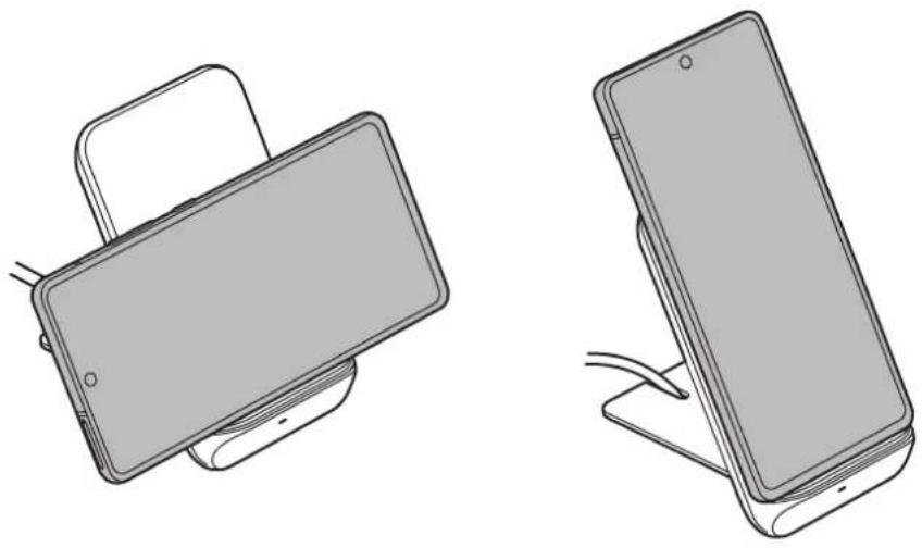 SAMSUNG EPN3300 - Chargement de votre apparéil mobile sur le support de téléphone à la verticale. - 3