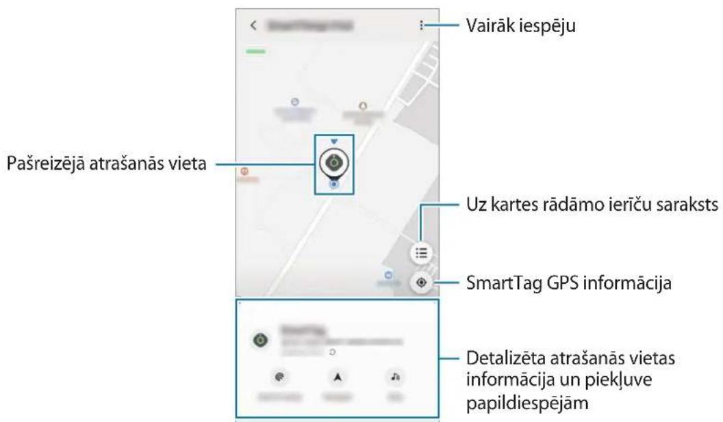 SAMSUNG EIT5300 - SmartTag atrašanās vietas skatīšana - 2