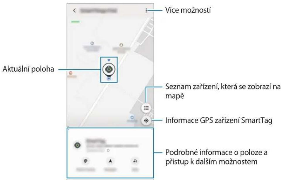 SAMSUNG EIT5300 - Zobrazení polohy zařízení SmartTag - 2