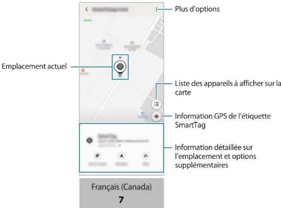 SAMSUNG EIT5300 - Afficher l'emplacement d'une étiquette SmartTag - 2