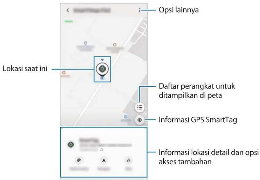 SAMSUNG EIT5300 - Melihat lokasi SmartTag - 2