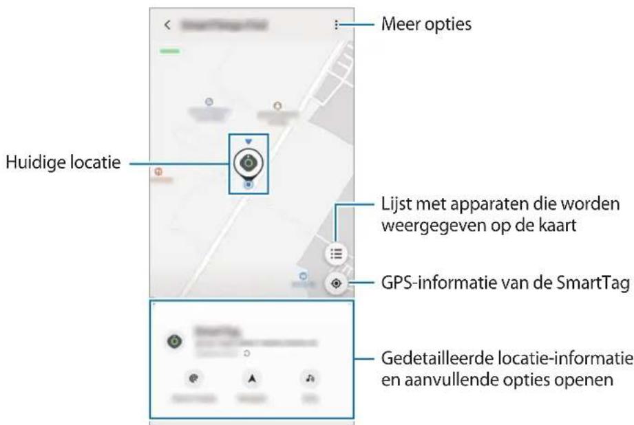 SAMSUNG EIT5300 - De locatie van een SmartTag weergeven - 2