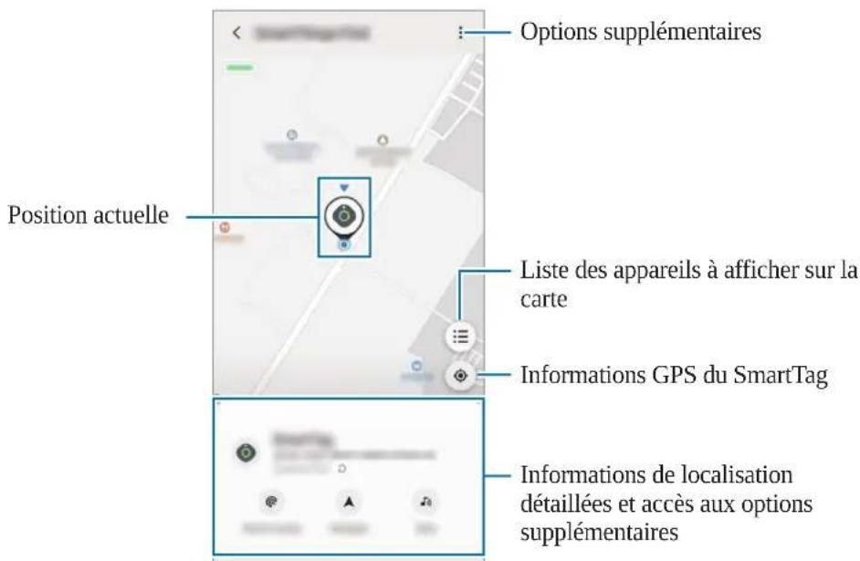 SAMSUNG EIT5300 - Afficher la position d'un SmartTag - 2