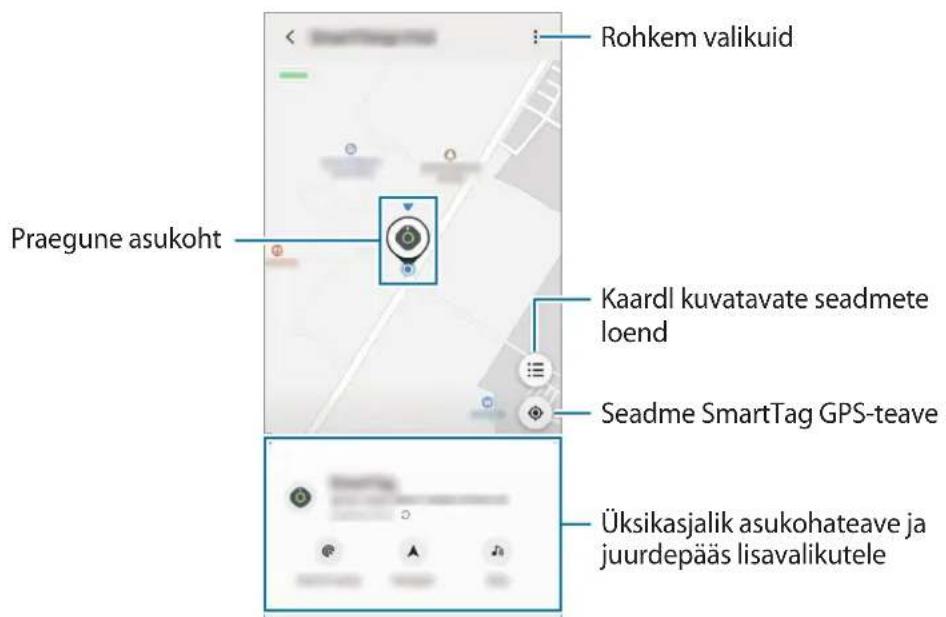 SAMSUNG EIT5300 - Seadme SmartTag asukoha vaatamine - 2
