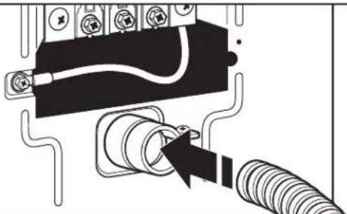 MAYTAG MALAUMVW7230HC - Attach direct wire cable to strain relief - 1