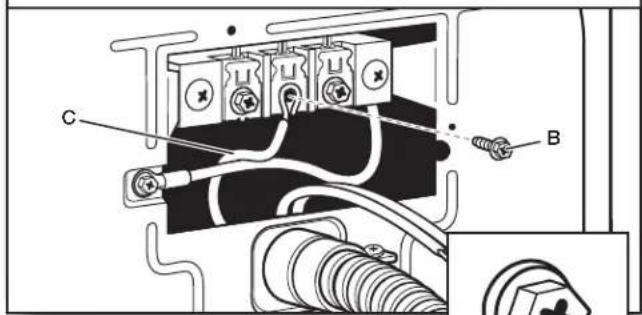 MAYTAG MALAUMVW7230HC - Connect neutral wire - 1