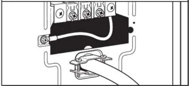 MAYTAG MALAUMVW7230HC - Sujete el protector de cables del cable de suministro de energia - 1