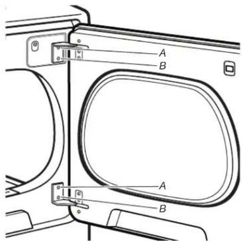 MAYTAG MALAUMVW7230HC - Remove door from dryer cabinet - 1