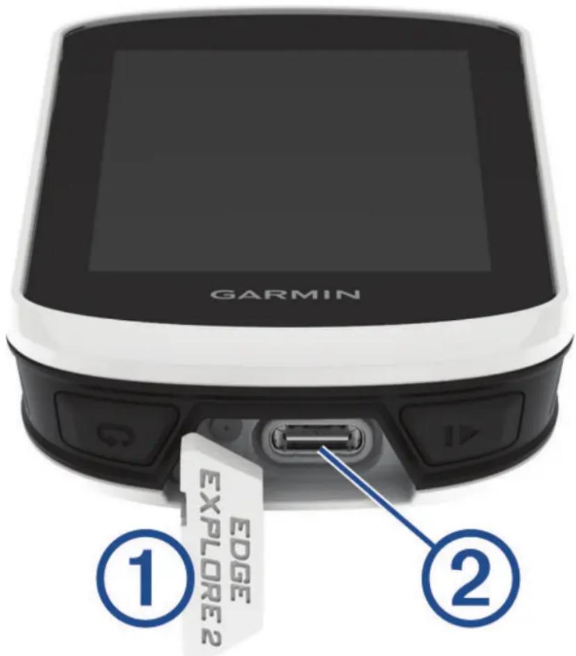 GARMIN Edge Explore 2 - Chargement de l'appareil - 1