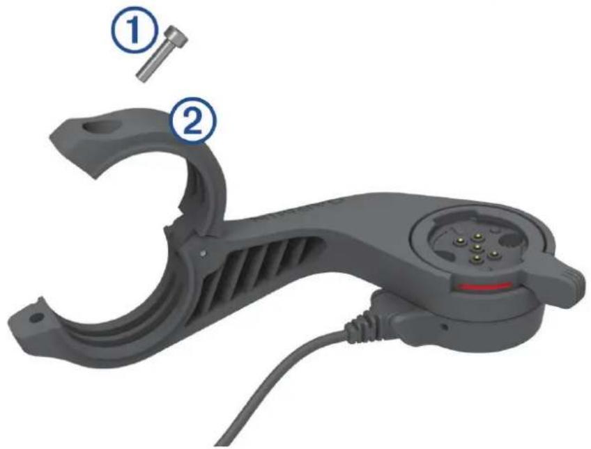 GARMIN Edge Explore 2 - Installation du support alimenté edge - 1