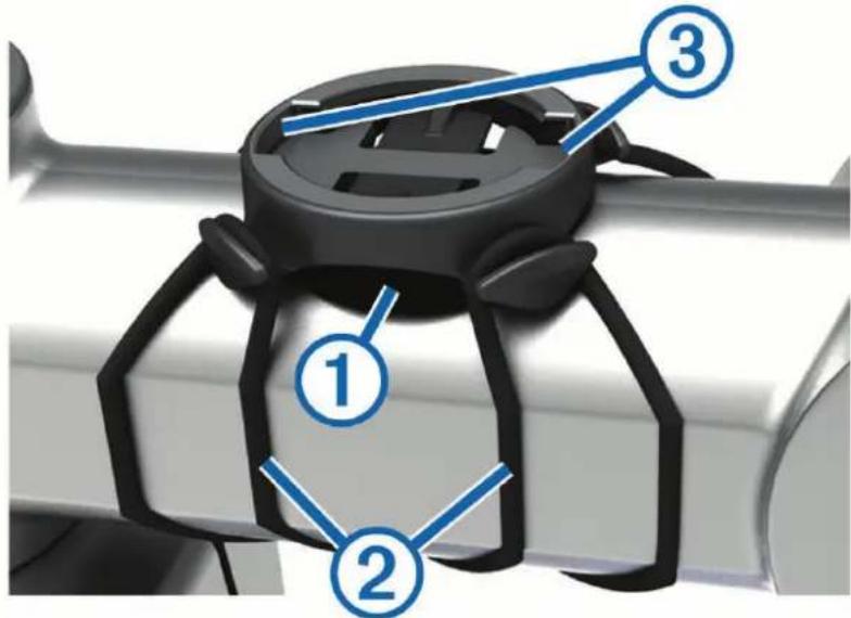 GARMIN Edge Explore 2 - Installation du support de fixation standard - 1