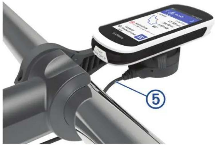 GARMIN Edge Explore 2 - Installation du support alimenté edge - 4