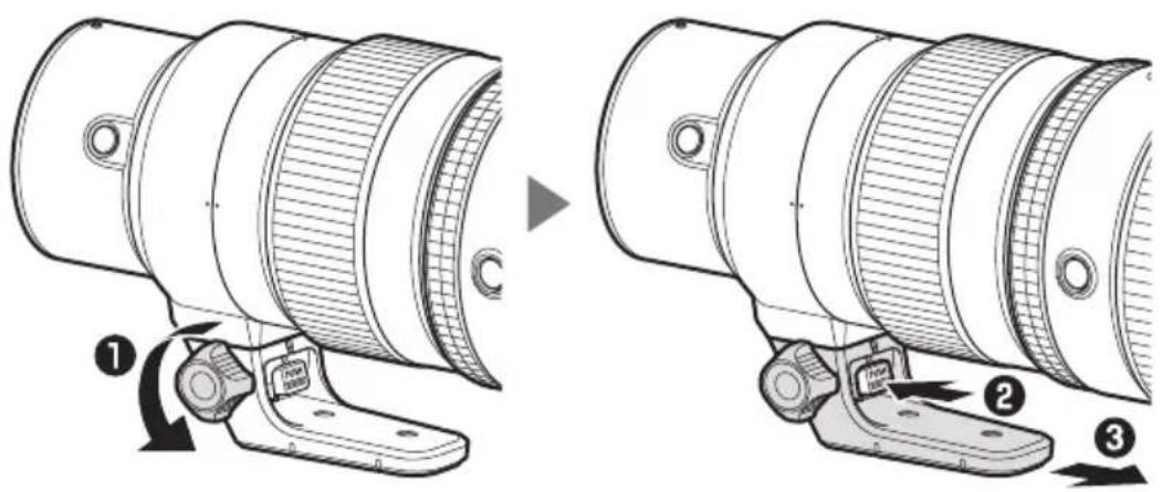 NIKON NIKKOR Z 400mm f4.5 VR S - Retrait du collier pour trépied - 1