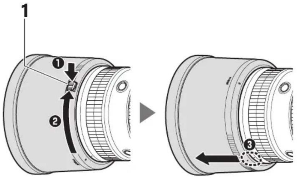 NIKON NIKKOR Z 400mm f4.5 VR S - Retrait du parasoleil - 1