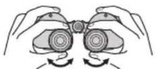 NIKON Prostaff P7 - Aanpassing van de dioptrie (Het uitbalanceren van hetrecht en linker gezichtsveld) - 8