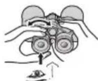 NIKON Prostaff P7 - Aanpassing van de dioptrie (Het uitbalanceren van hetrecht en linker gezichtsveld) - 6