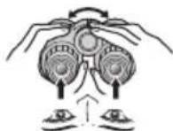 NIKON Prostaff P7 - Aanpassing van de dioptrie (Het uitbalanceren van hetrecht en linker gezichtsveld) - 3